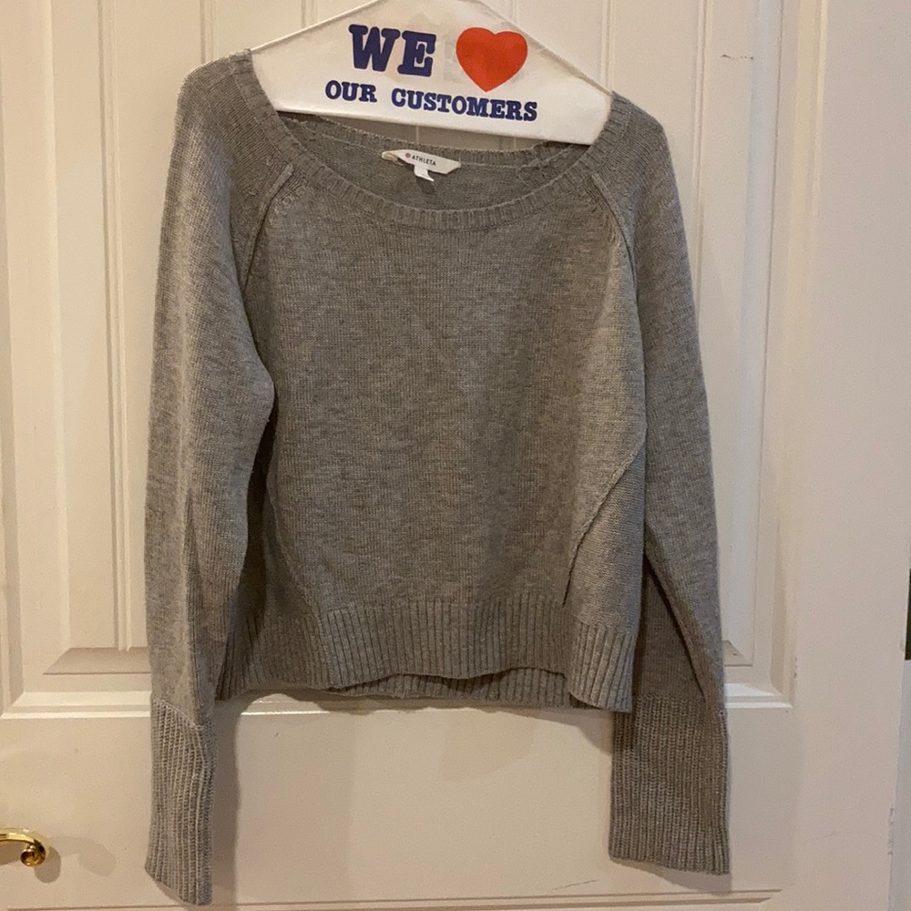Athleta grey sweater